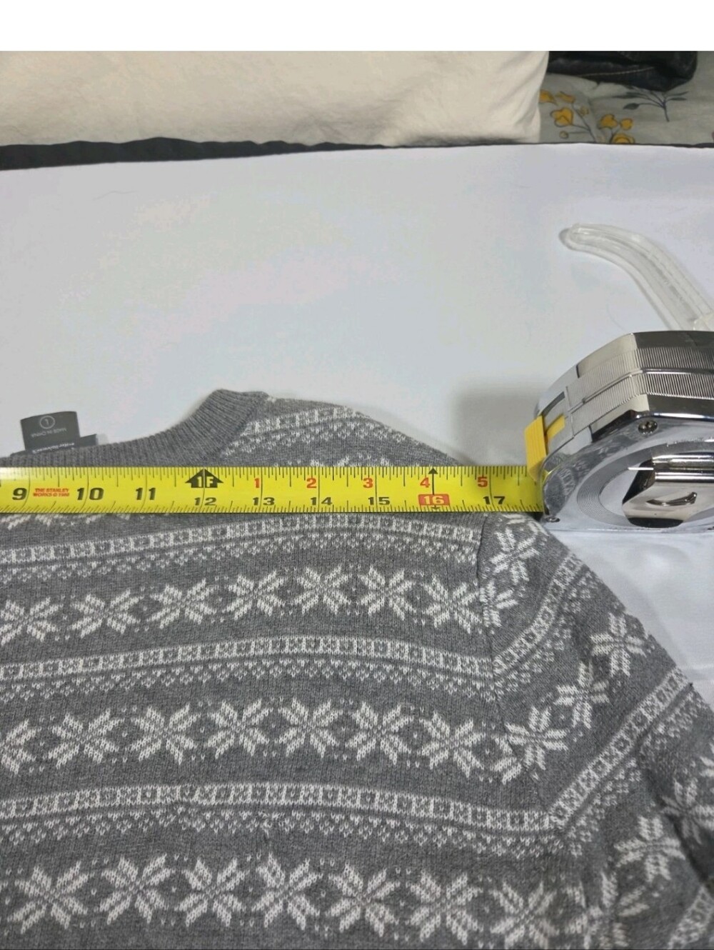 Totoro Gray Fair Isle Crew Neck Sweater - Picture 4 of 9